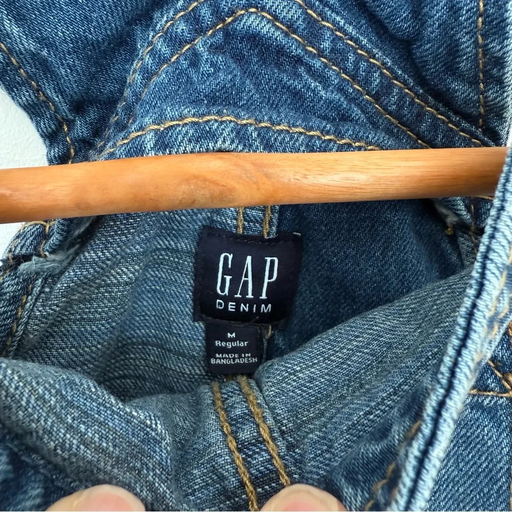 GAP Kids Distressed‎ Denim Shortalls Size Medium (M) Girls